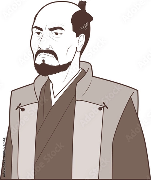 Obraz 昔の戦国武将っぽい人