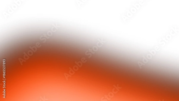 Obraz Blurred dark orange gradient isolated on transparent background