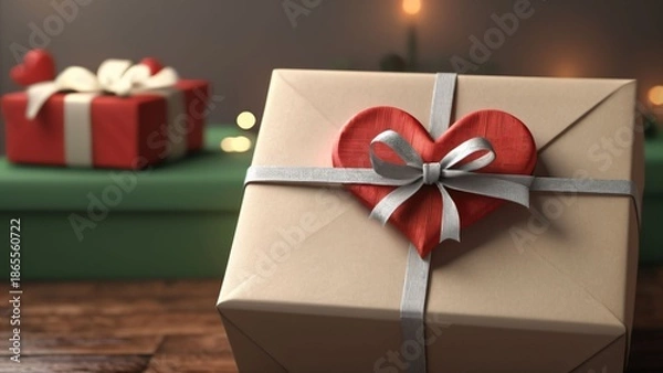 Fototapeta Festive Present Trio