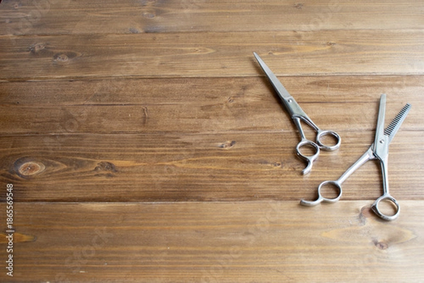 Fototapeta お家でカットイメージ