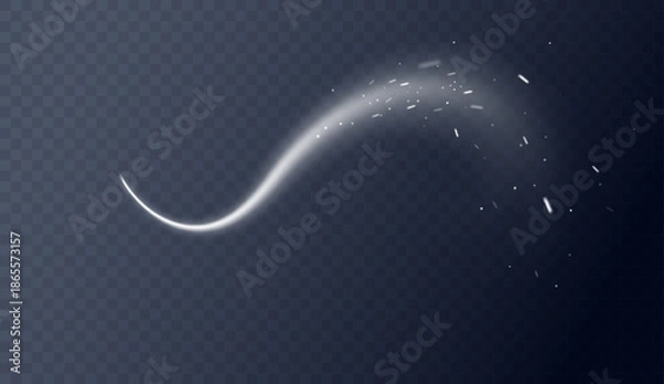 Obraz Ice swirl effect