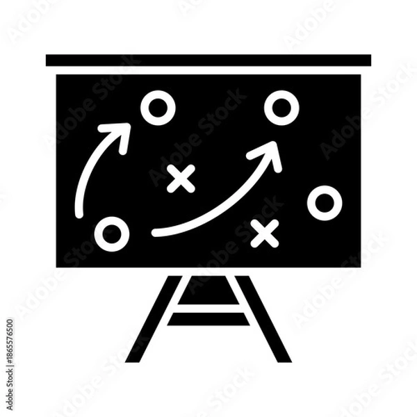 Fototapeta Strategic Plan icon