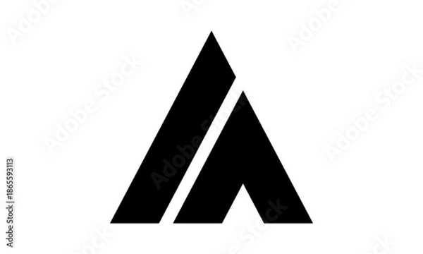 Obraz Abstract Letter A Logo Design	
