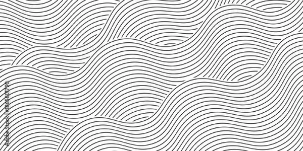 Fototapeta Simple line art pattern. Geometric patterns, abstract patterns, seamless patterns. Vector illustration