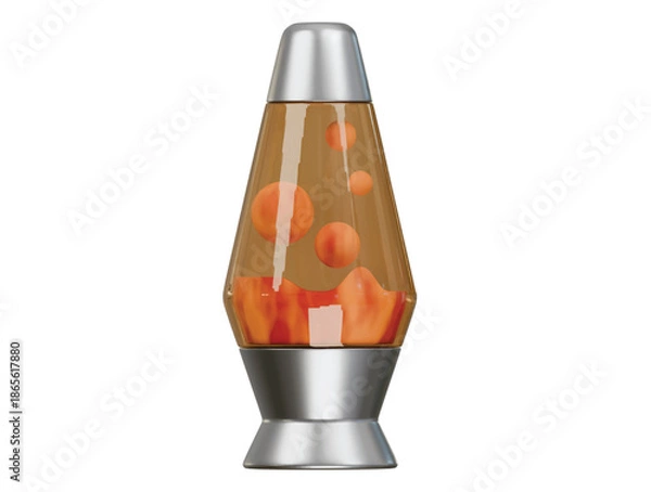 Obraz lava lamp icon 3d illustration render