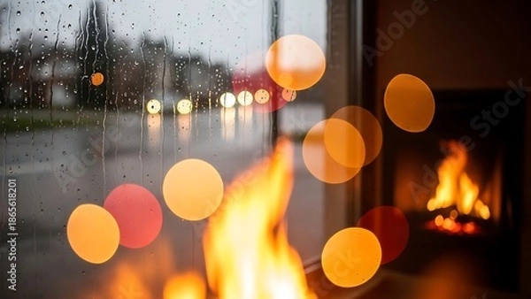 Obraz christmas tree lights