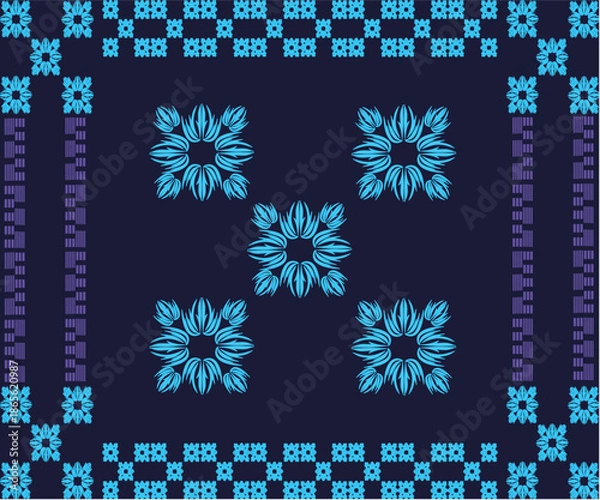 Obraz set of vector snowflakes