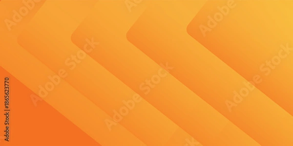 Obraz Abstract orange and yellow geometric background. Dynamic shapes composition. modern