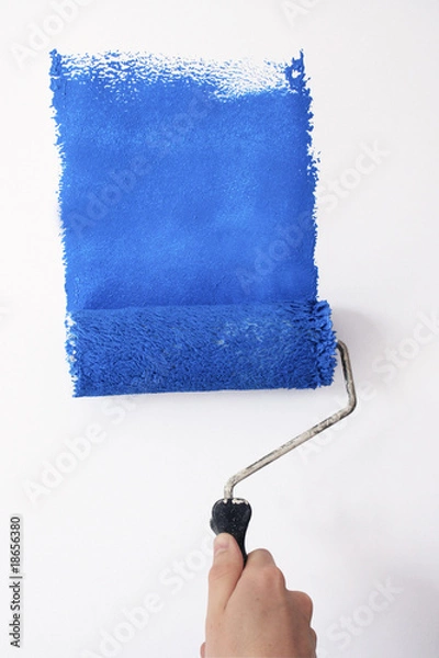 Obraz painting blue
