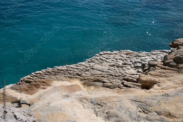 Obraz eroded rock edge