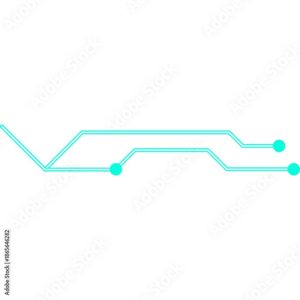 Obraz Futuristic Frame Neon Element