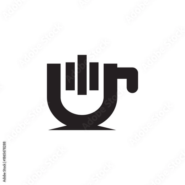 Obraz simple tea coffee logo business