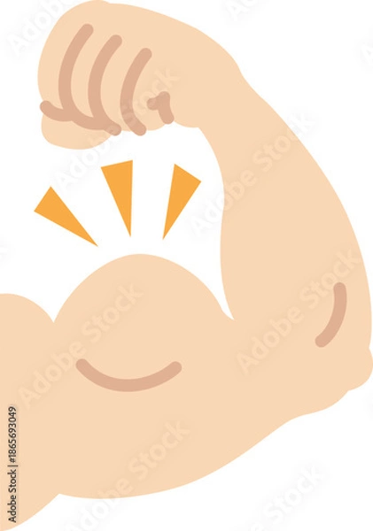 Fototapeta 力こぶのアイコン