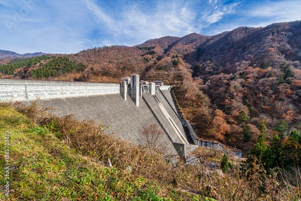 Fototapeta 四万川ダム
