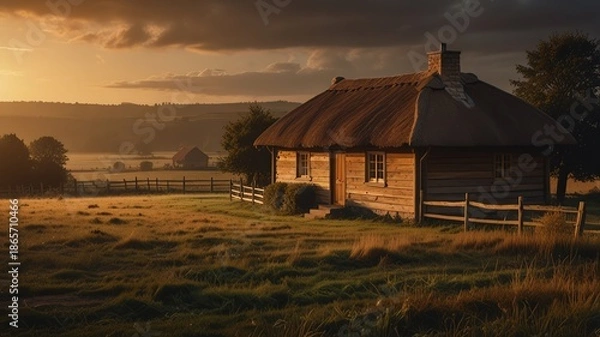 Obraz old abandoned house