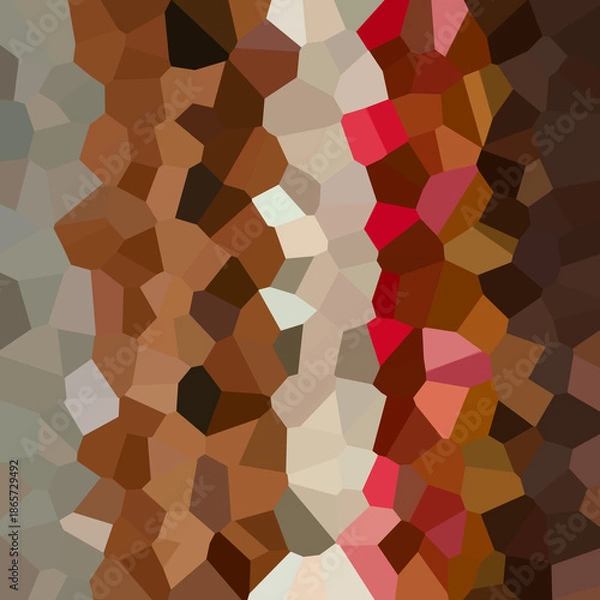 Obraz Geometric Earth Color Mosaic Pattern