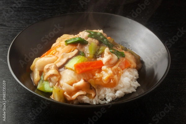 Fototapeta 五目あんかけ丼