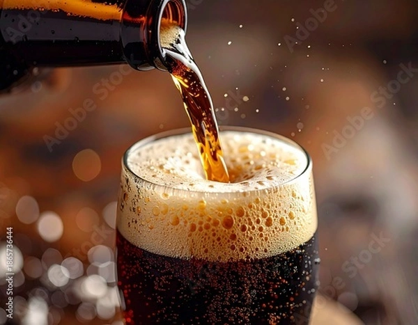 Obraz Rich beer texture