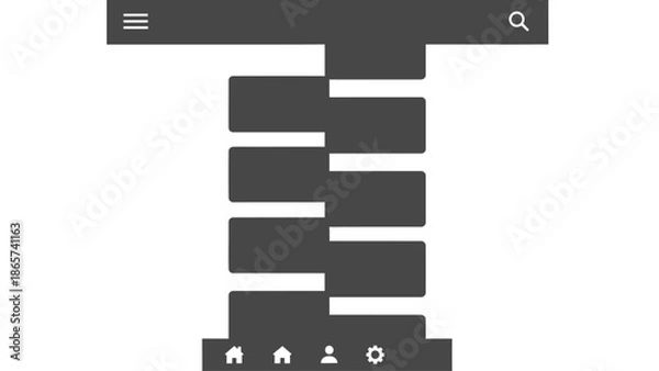 Obraz black and white numbers