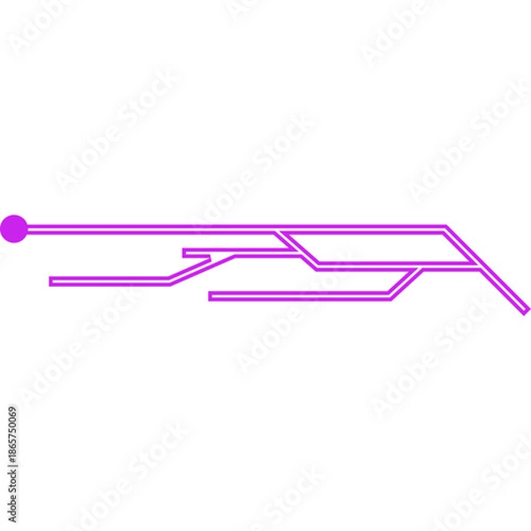 Obraz Futuristic Frame Neon Element 