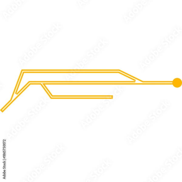 Obraz Futuristic Frame Neon Element 