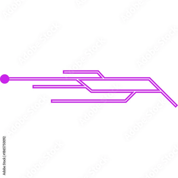 Obraz Futuristic Frame Neon Element 