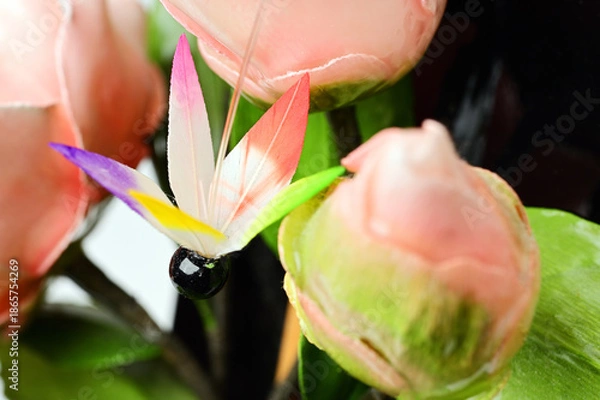 Obraz 華やかなお正月飾り部分08