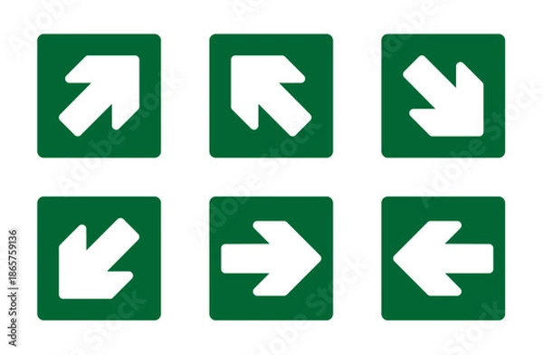 Obraz arrow sign direction
