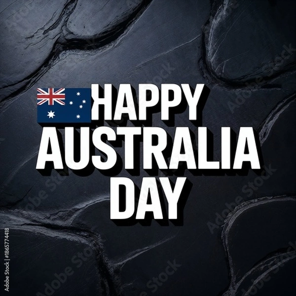 Obraz Happy australia day