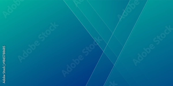 Obraz Simple blue and gradient abstract background. Modern