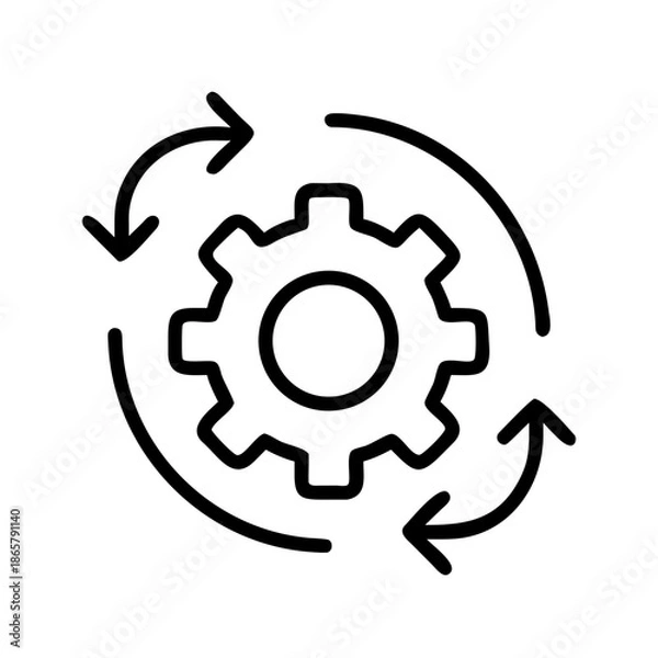 Obraz Seamless Integration  The Implementation Icon Unveiled