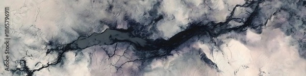 Obraz Floating seaside bubble wallpaper image