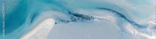 Obraz Floating seaside bubble wallpaper image