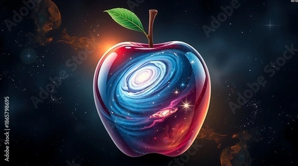 Fototapeta Starlight Apple