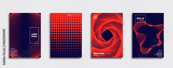 Obraz Minimal Vector cover designs. Future Poster template.