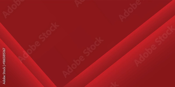 Obraz Abstract red banner background. Vector abstract graphic design banner pattern presentation background web template modern red background