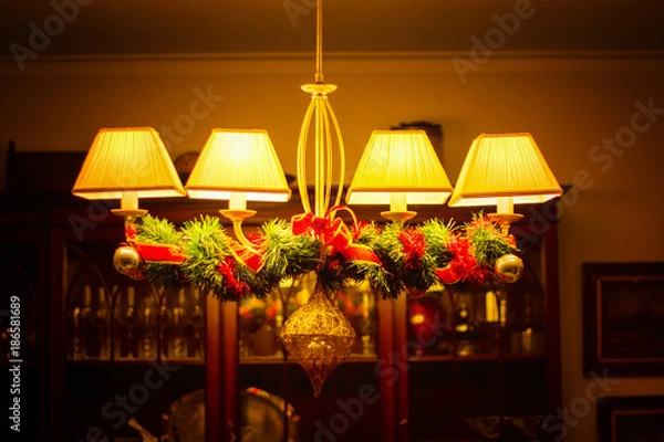 Obraz Christmas ceiling lamp