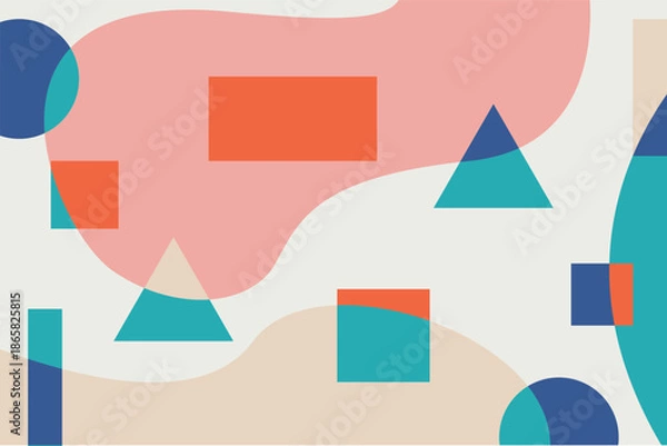 Obraz Colorful Abstract Background EPS Vector