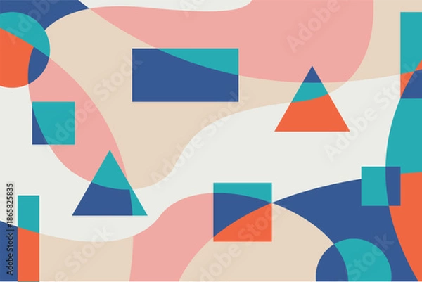 Obraz Colorful Abstract Background EPS Vector