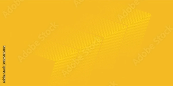 Obraz Abstract vector yellow gradient arrow shape overlay layer background with arrow pattern and shadow. abstract decoration