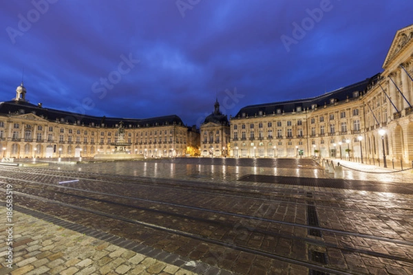 Fototapeta Place de la Bourse in Bordeaux
