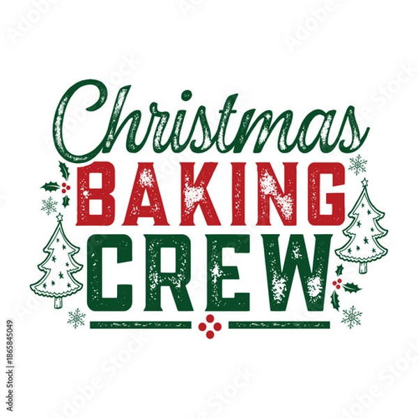 Obraz christmas baking crew