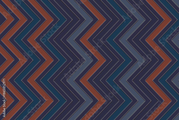Obraz colourful zigzag texture