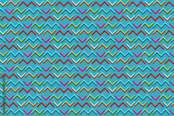 Obraz seamless geometric pattern