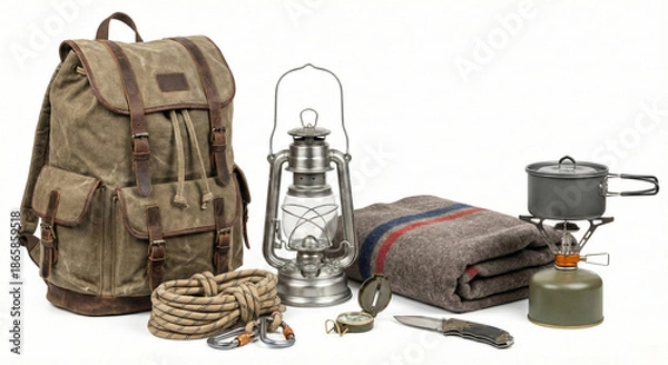 Obraz backpack isolated