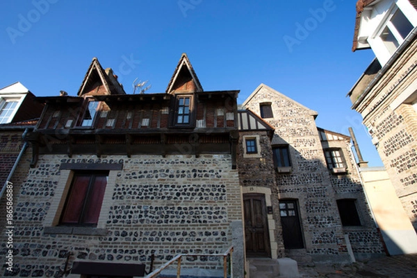 Obraz Quartier du Pollais à Dieppe