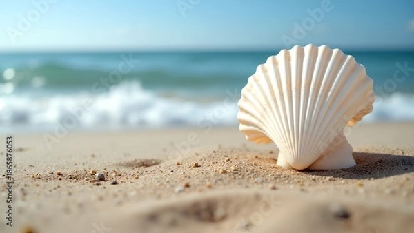 Obraz seashell on the beach