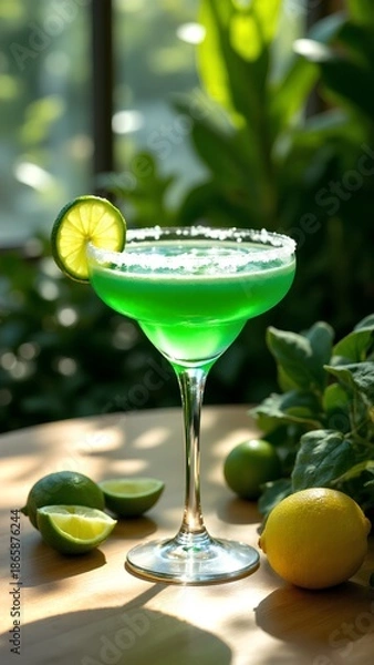 Obraz cocktail with lime