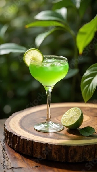 Obraz cocktail with lime