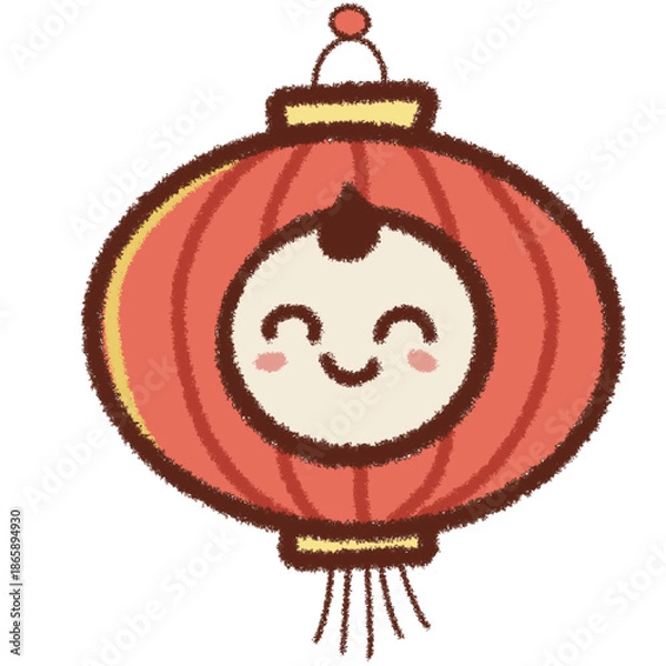 Obraz red chinese lantern